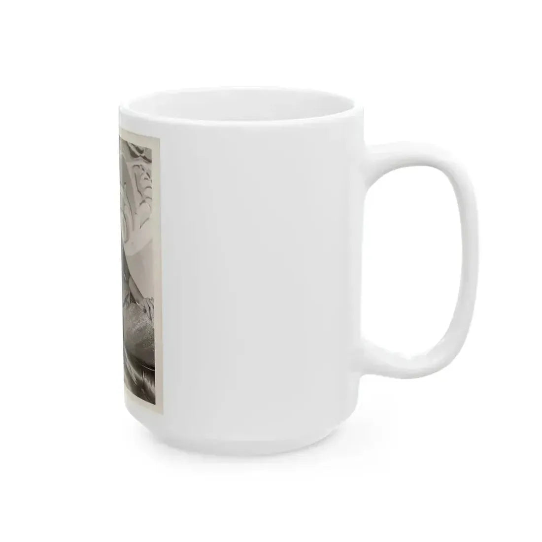 Adele Jergens #199 (Vintage Female Icon) White Coffee Mug - Go Mug Yourself