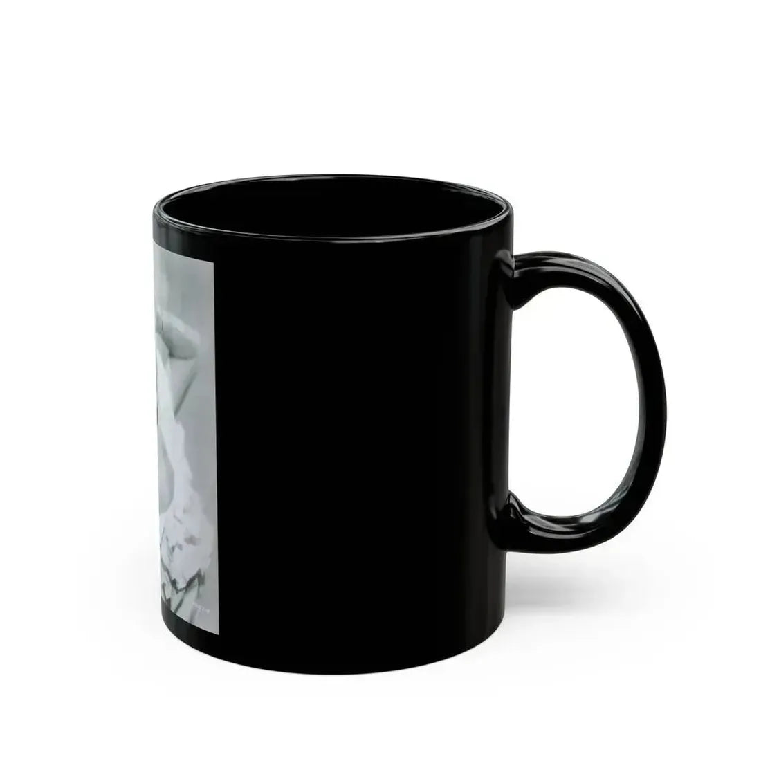 Adele Jergens #203 (Vintage Female Icon) Black Coffee Mug - Go Mug Yourself