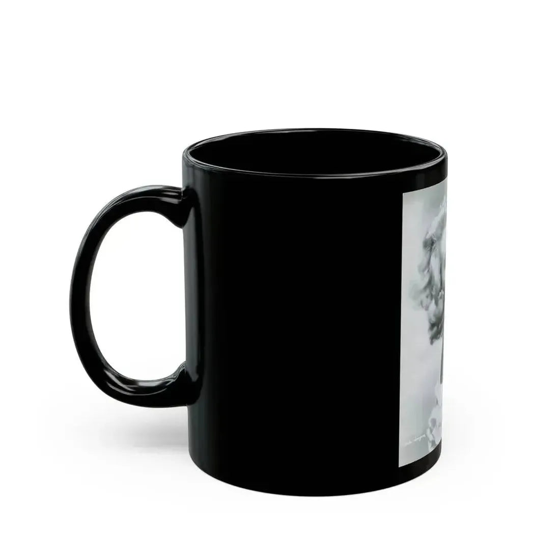 Adele Jergens #203 (Vintage Female Icon) Black Coffee Mug - Go Mug Yourself