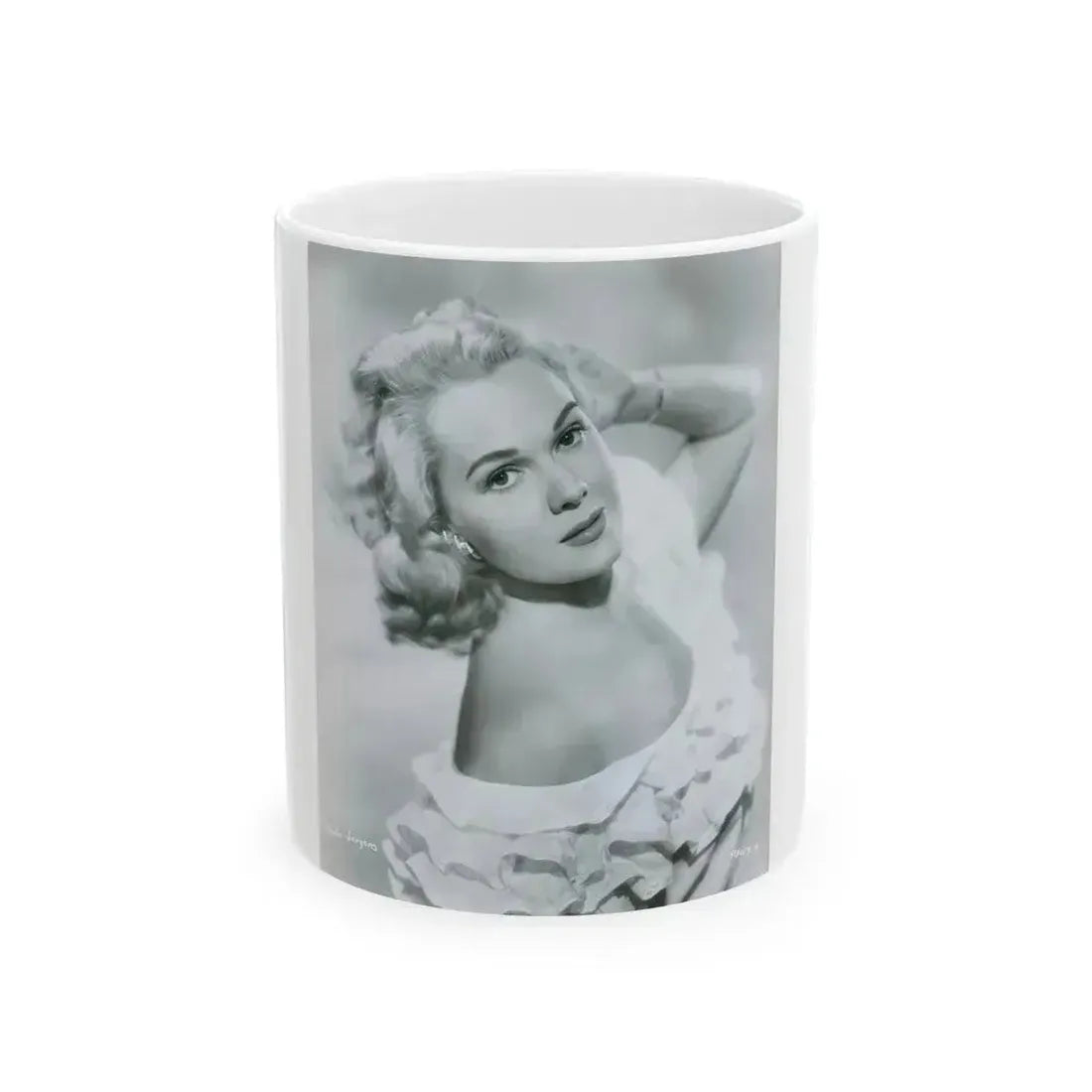 Adele Jergens #203 (Vintage Female Icon) White Coffee Mug 11oz - Go Mug Yourself