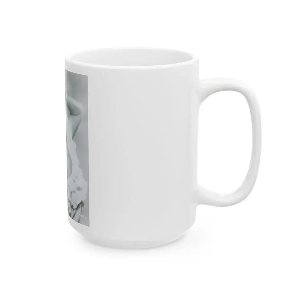 Adele Jergens #203 (Vintage Female Icon) White Coffee Mug - Go Mug Yourself