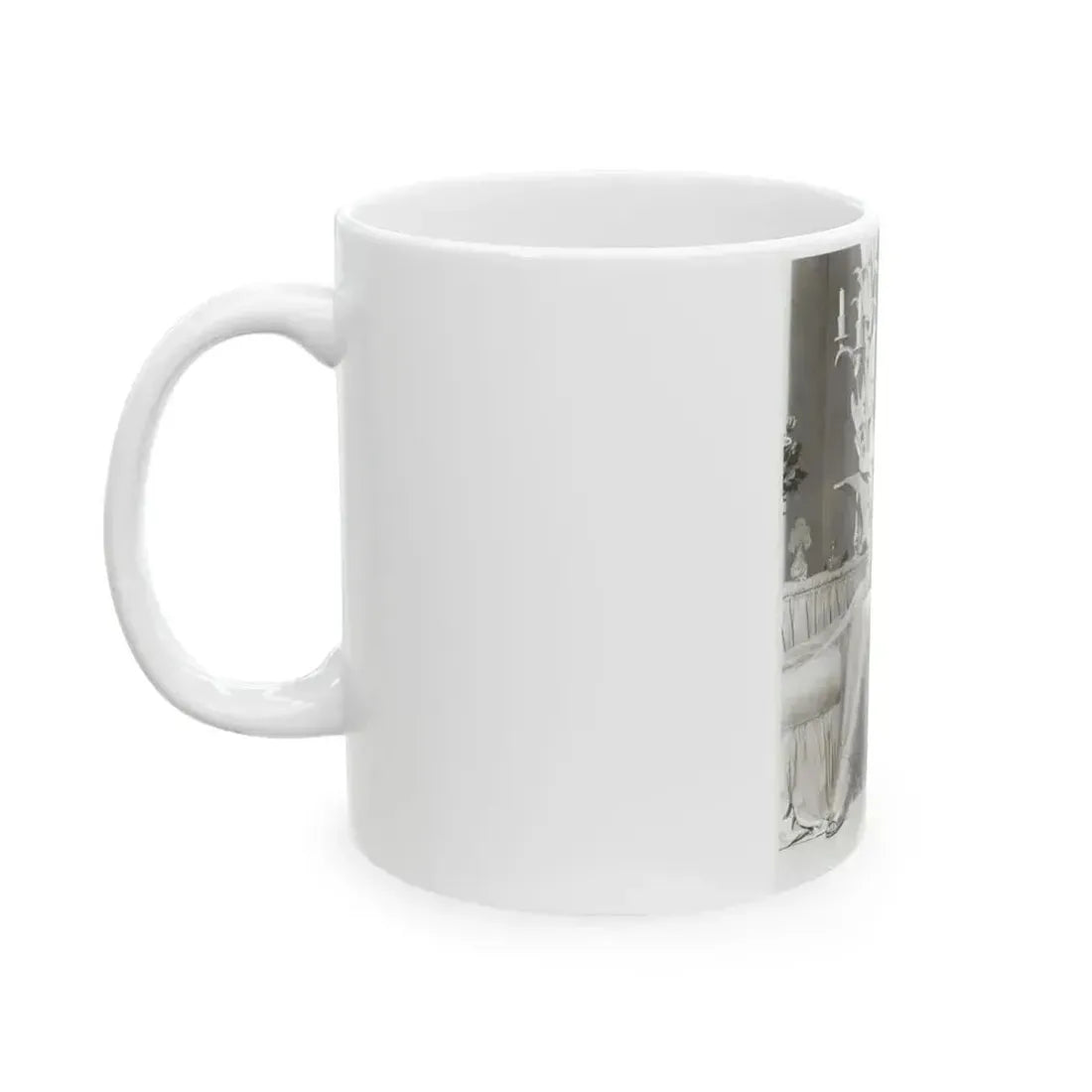 Adele Jergens #205 (Vintage Female Icon) White Coffee Mug - Go Mug Yourself