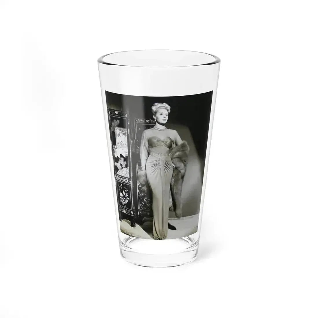 Adele Jergens #206 (Vintage Female Icon) Pint Glass 16oz 16oz - Go Mug Yourself