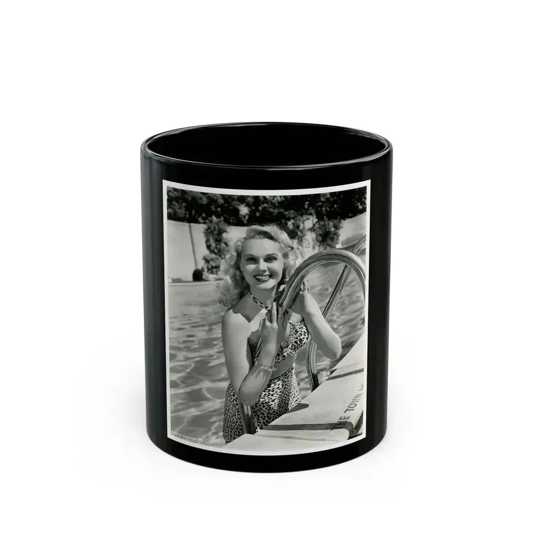 Adele Jergens #211 (Vintage Female Icon) Black Coffee Mug 11oz - Go Mug Yourself