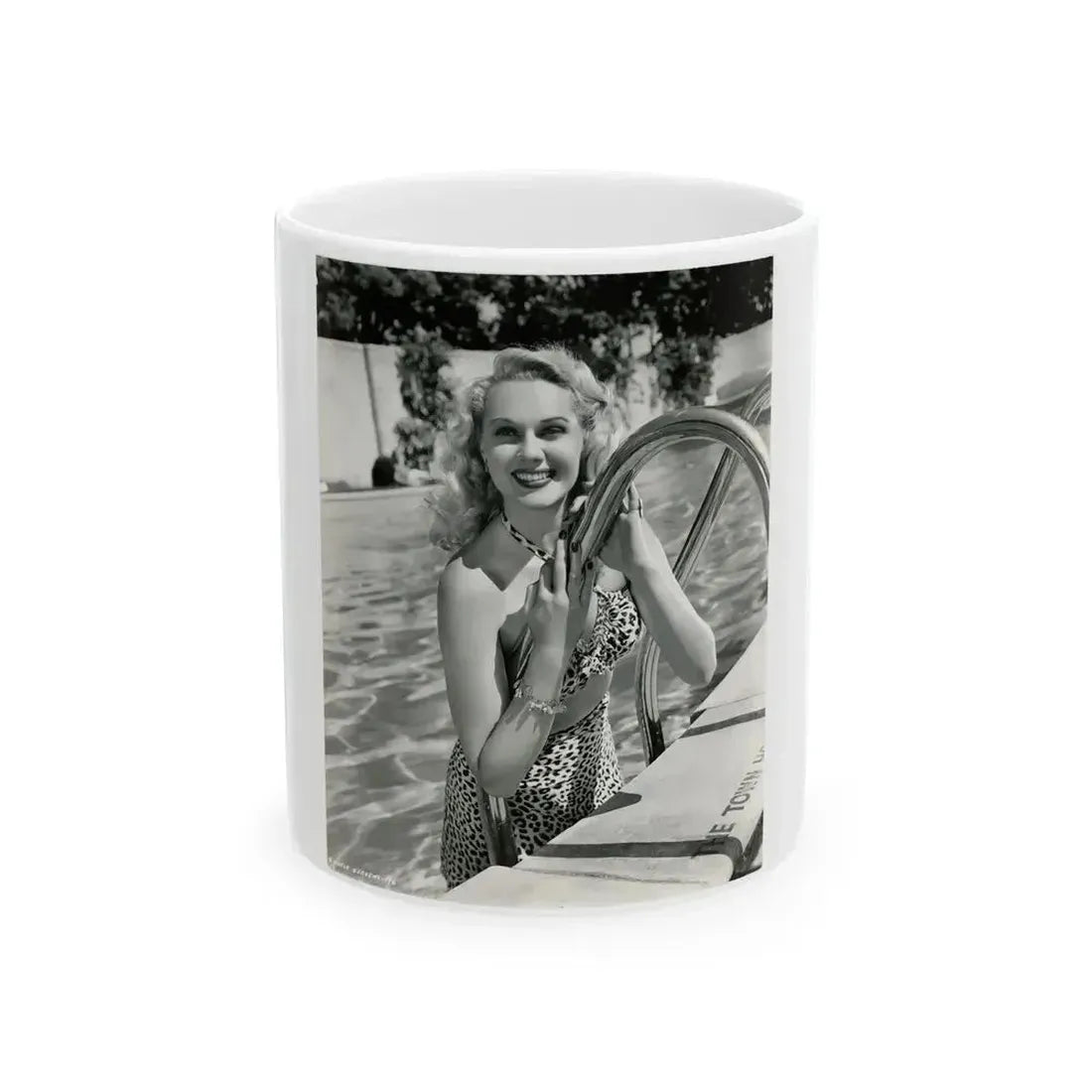 Adele Jergens #211 (Vintage Female Icon) White Coffee Mug 11oz - Go Mug Yourself