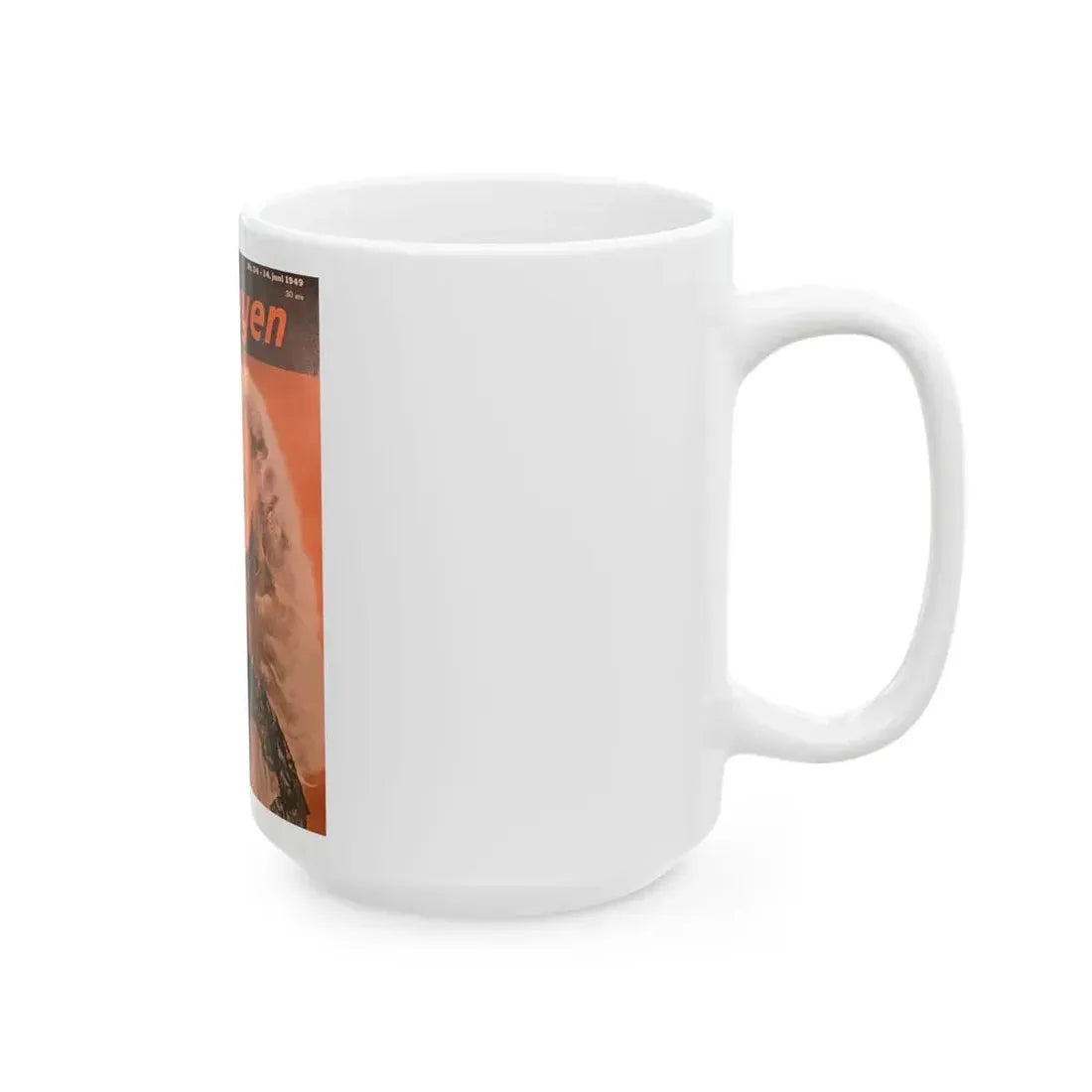 Adele Jergens #212 - Mag. Cover (Vintage Female Icon) White Coffee Mug - Go Mug Yourself