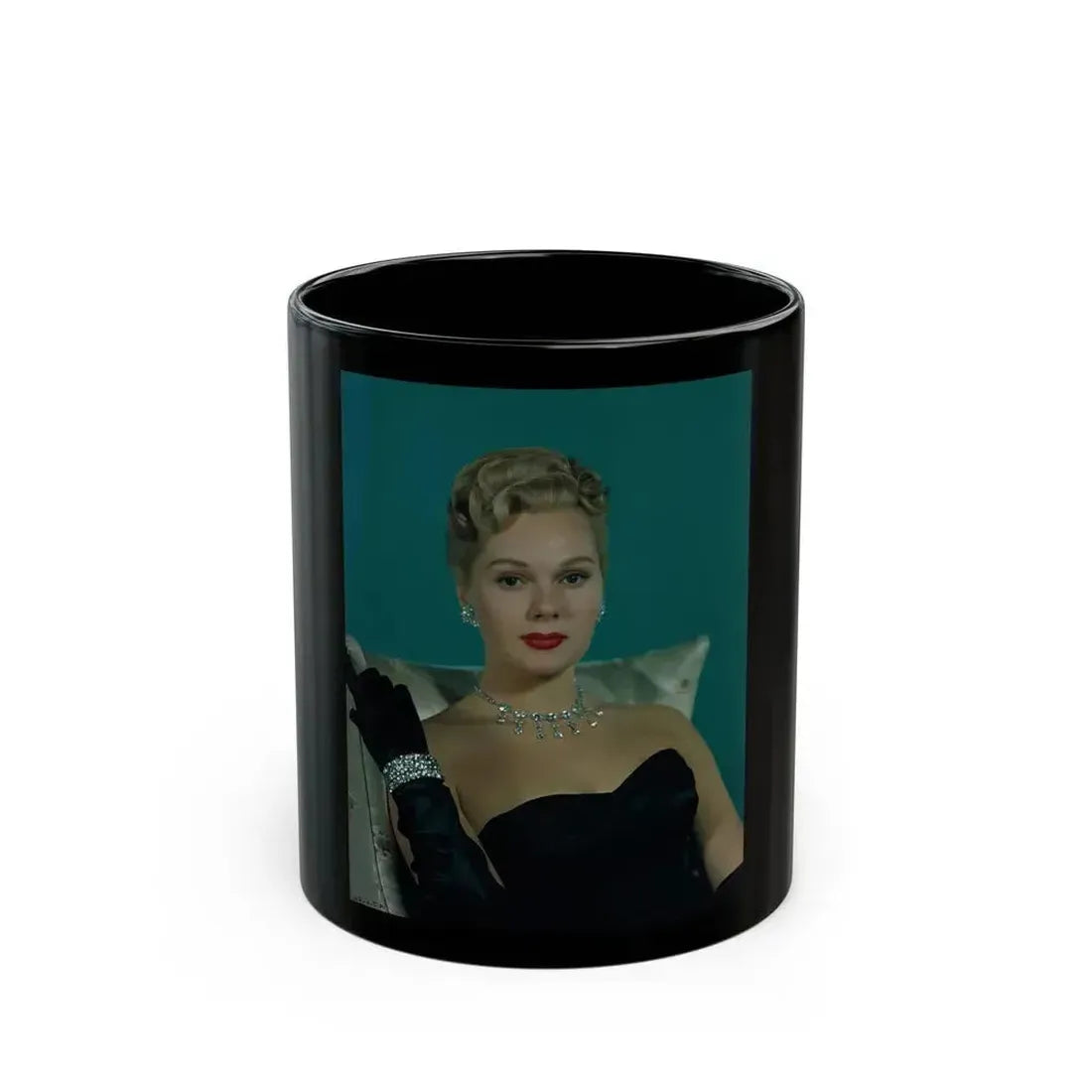 Adele Jergens #213 (Vintage Female Icon) Black Coffee Mug 11oz - Go Mug Yourself