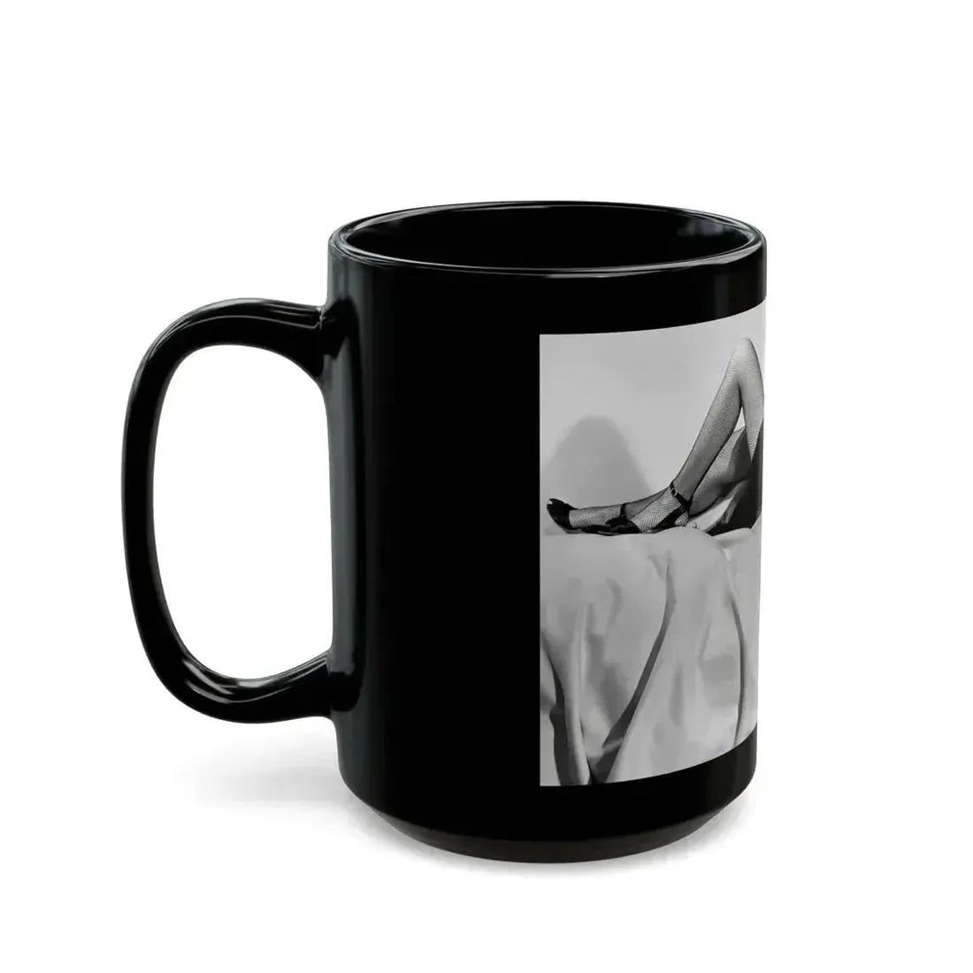 Adele Jergens #214 (Vintage Female Icon) Black Coffee Mug - Go Mug Yourself
