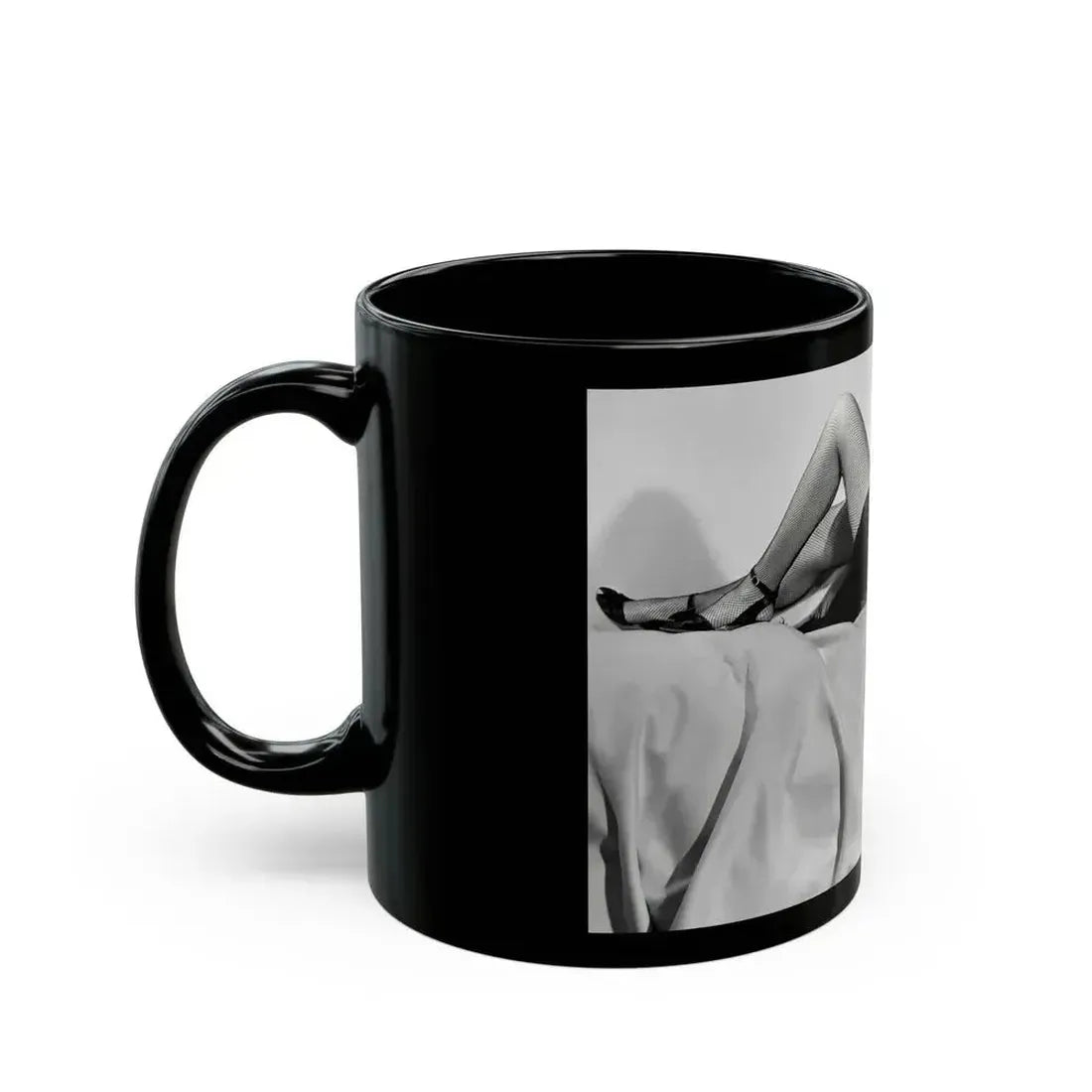 Adele Jergens #214 (Vintage Female Icon) Black Coffee Mug - Go Mug Yourself