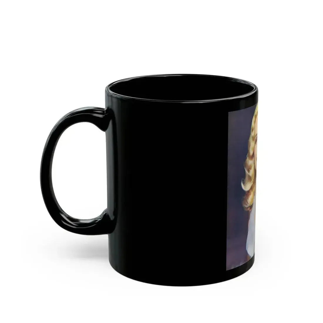 Adele Jergens #218 (Vintage Female Icon) Black Coffee Mug - Go Mug Yourself