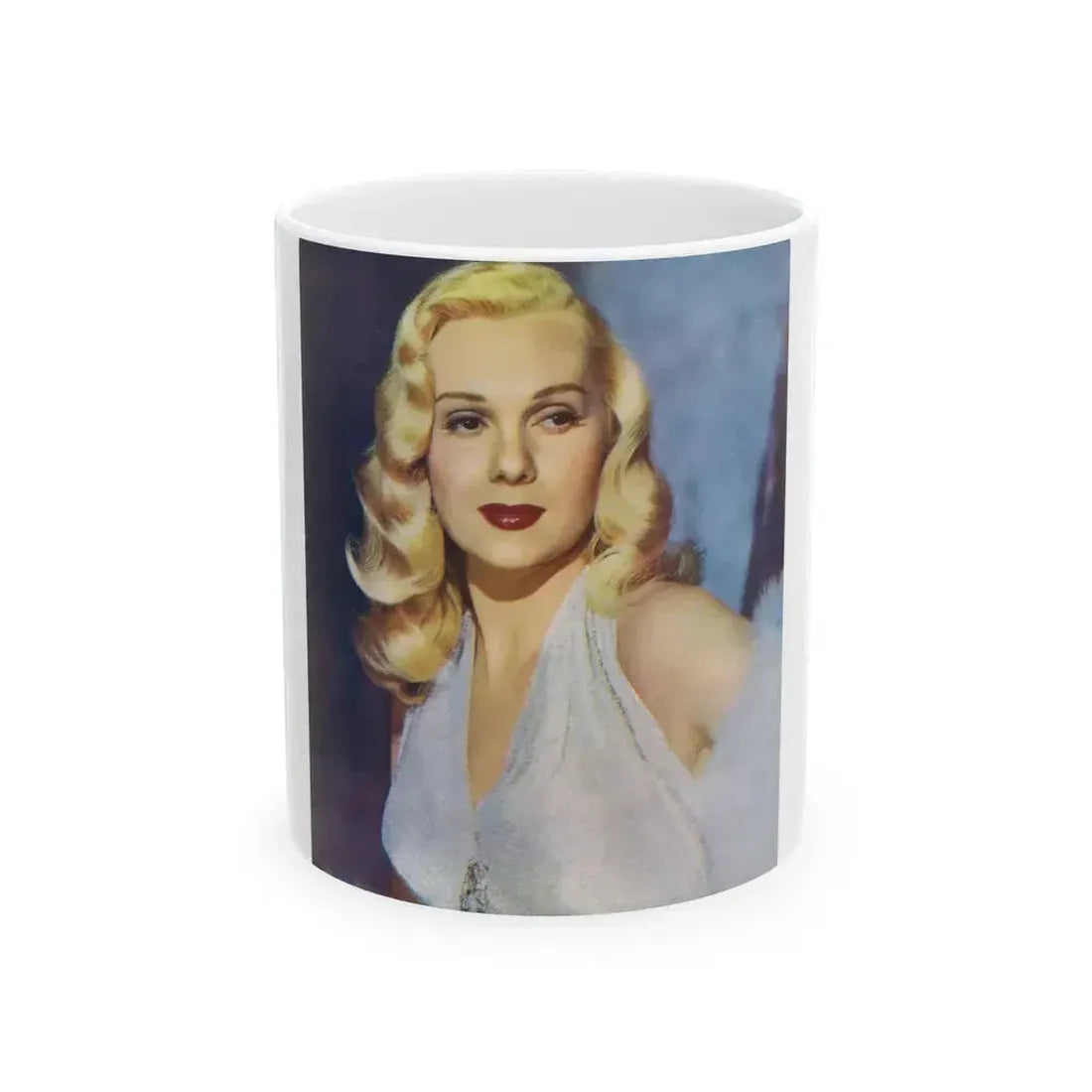 Adele Jergens #218 (Vintage Female Icon) White Coffee Mug 11oz - Go Mug Yourself