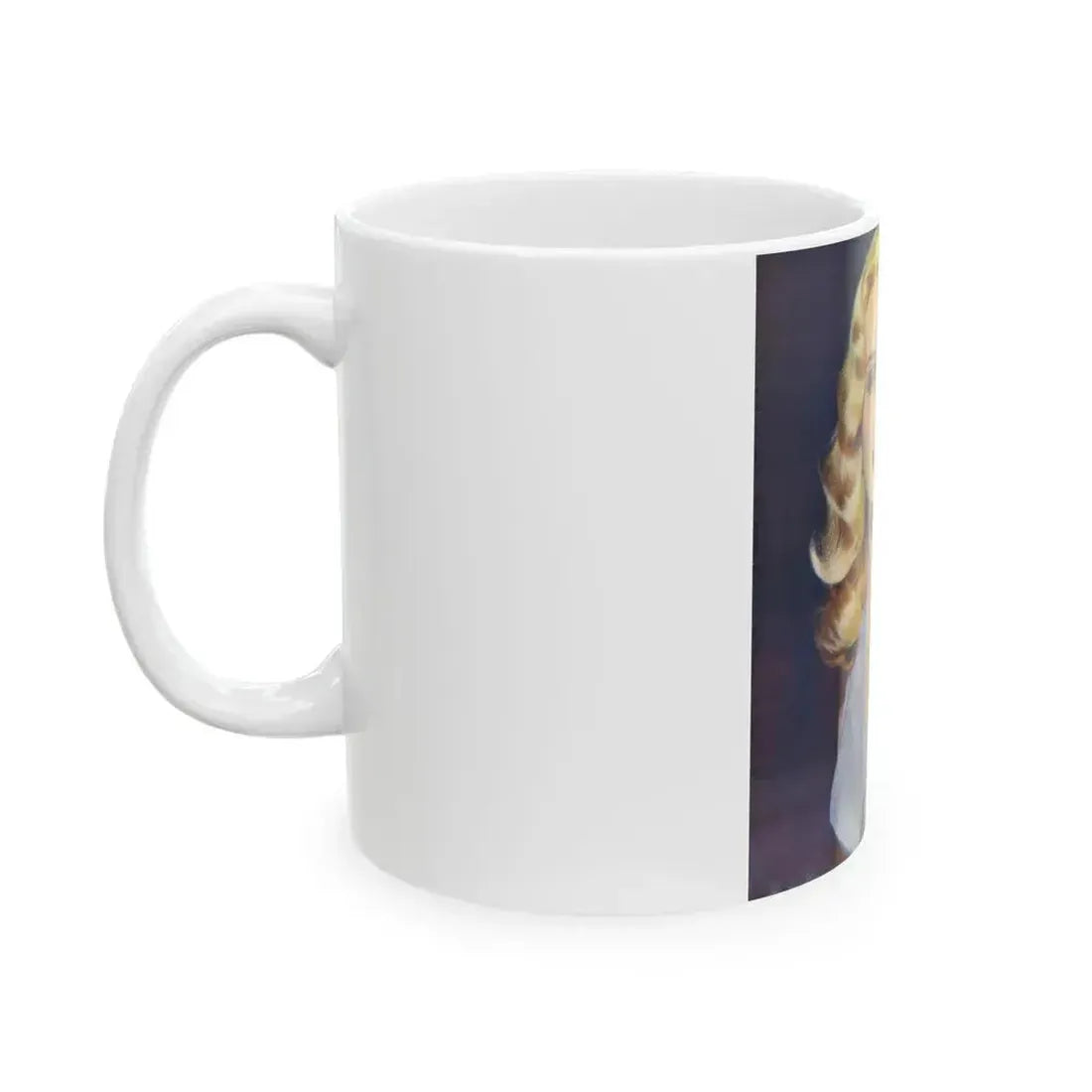 Adele Jergens #218 (Vintage Female Icon) White Coffee Mug - Go Mug Yourself