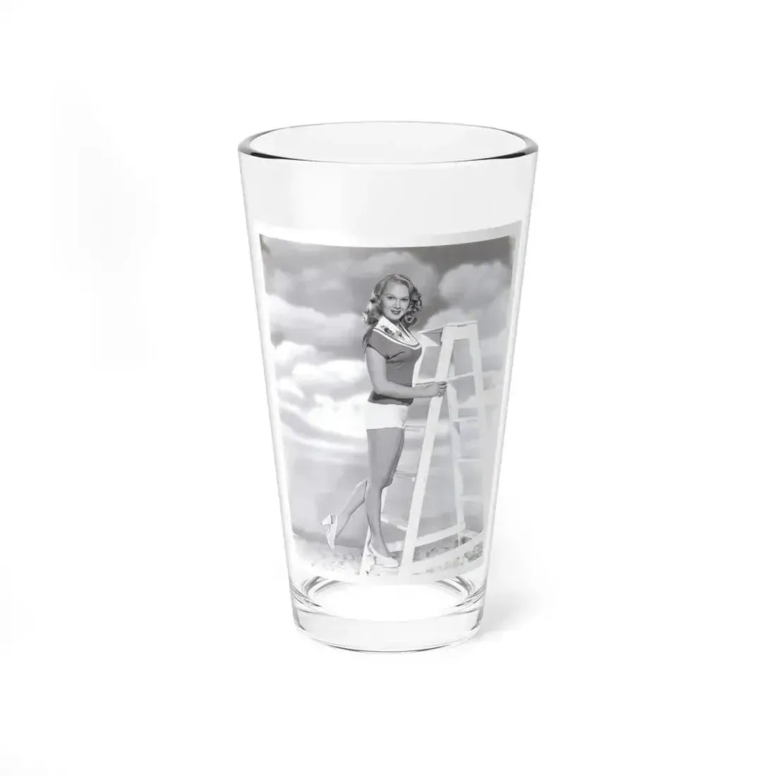 Adele Jergens #221 (Vintage Female Icon) Pint Glass 16oz 16oz - Go Mug Yourself