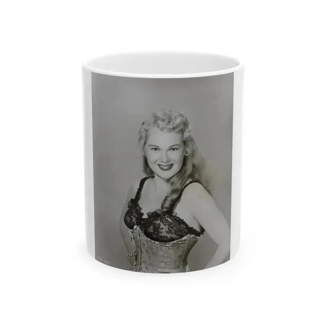 Adele Jergens #225 (Vintage Female Icon) White Coffee Mug 11oz - Go Mug Yourself