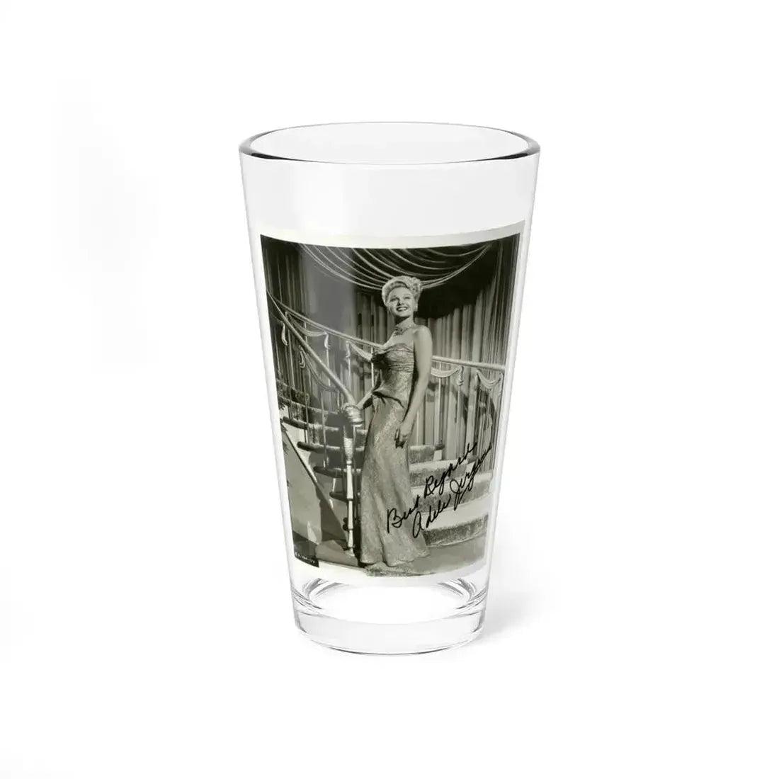 Adele Jergens #229 (Vintage Female Icon) Pint Glass 16oz 16oz - Go Mug Yourself