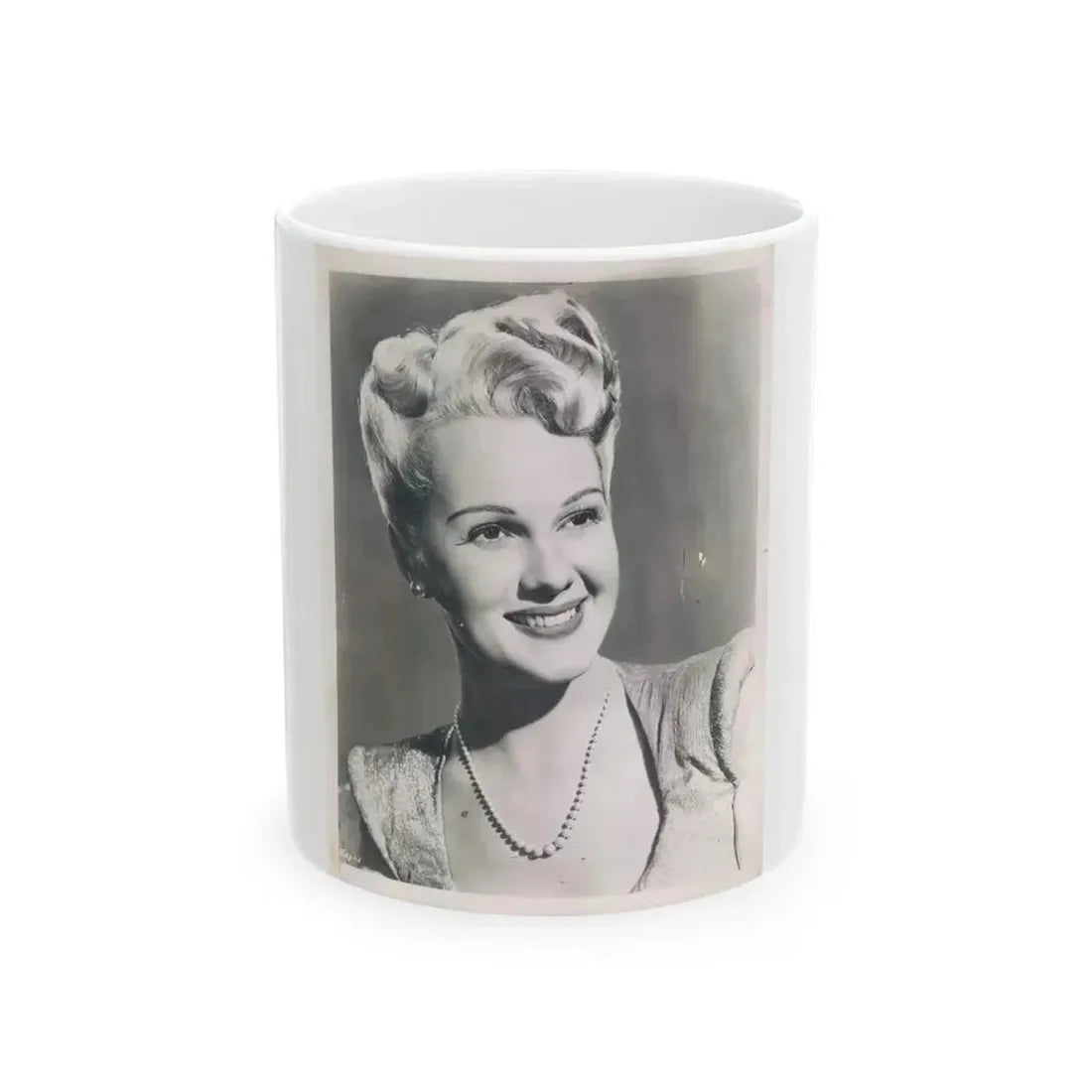 Adele Jergens #229_1 (Vintage Female Icon) White Coffee Mug 11oz - Go Mug Yourself