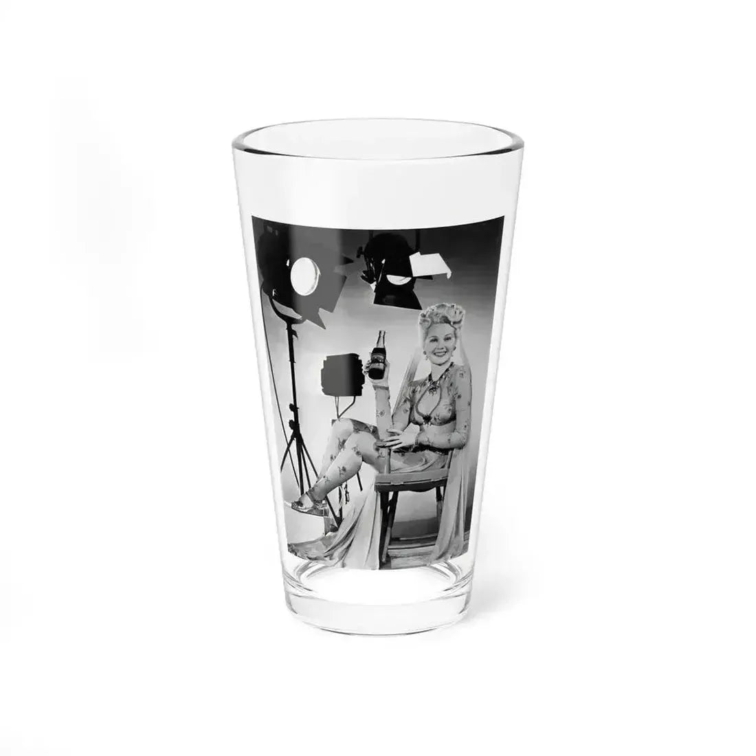 Adele Jergens #230 (Vintage Female Icon) Pint Glass 16oz 16oz - Go Mug Yourself