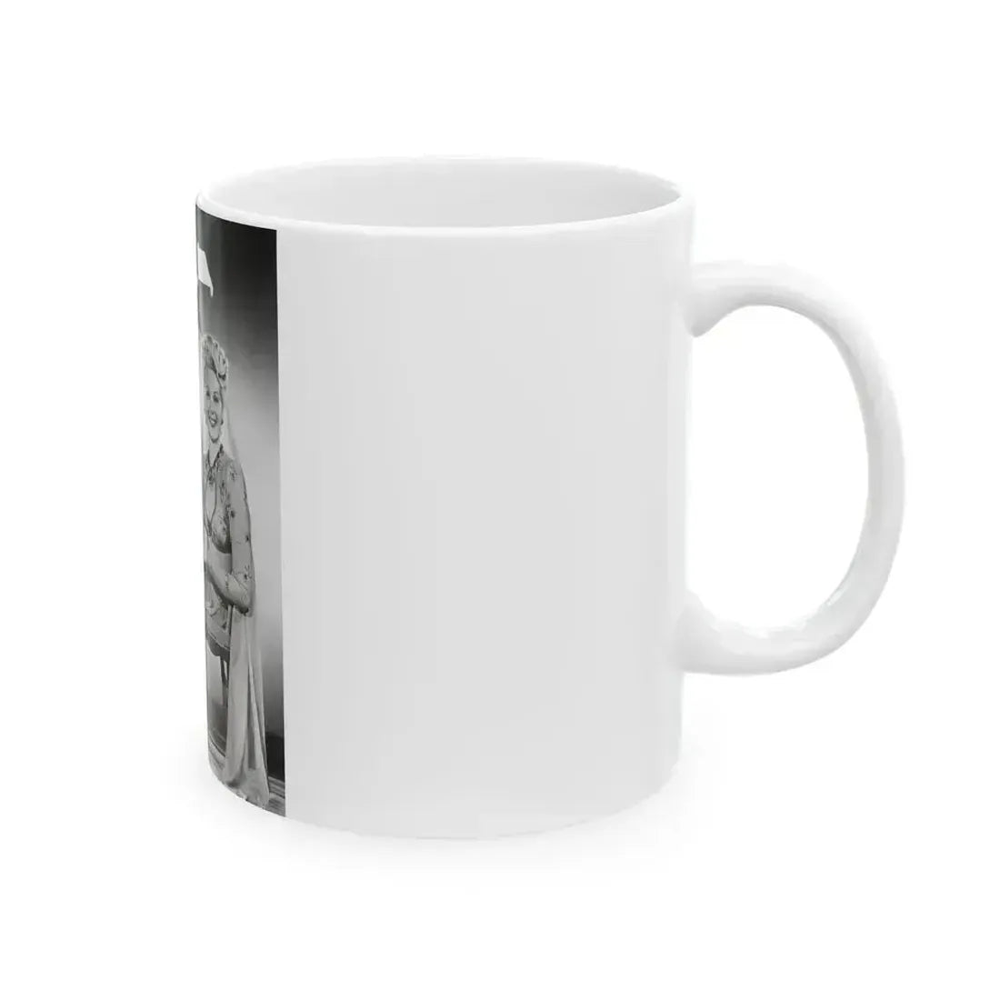 Adele Jergens #230 (Vintage Female Icon) White Coffee Mug - Go Mug Yourself