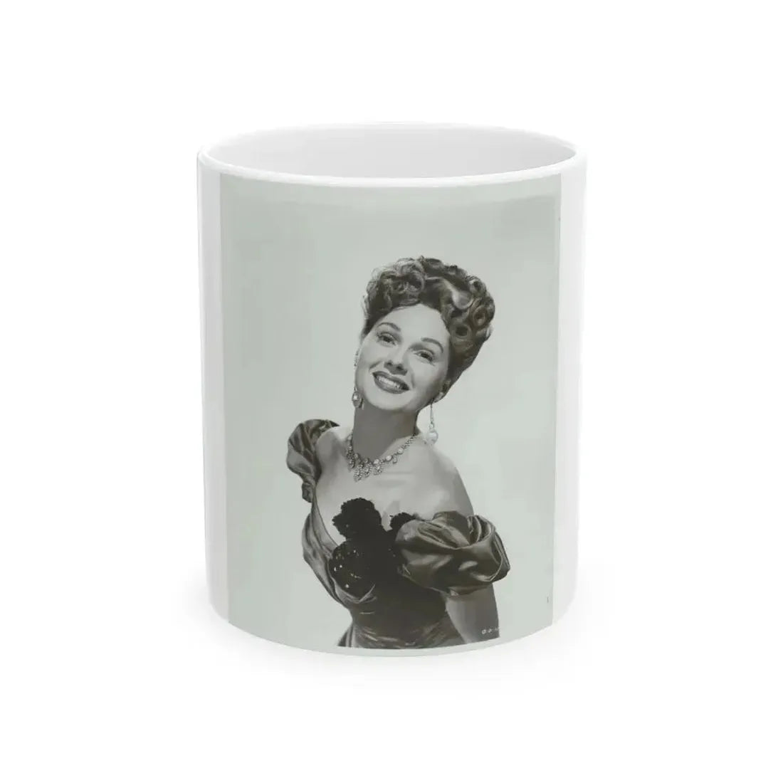Adele Jergens #235 (Vintage Female Icon) White Coffee Mug 11oz - Go Mug Yourself