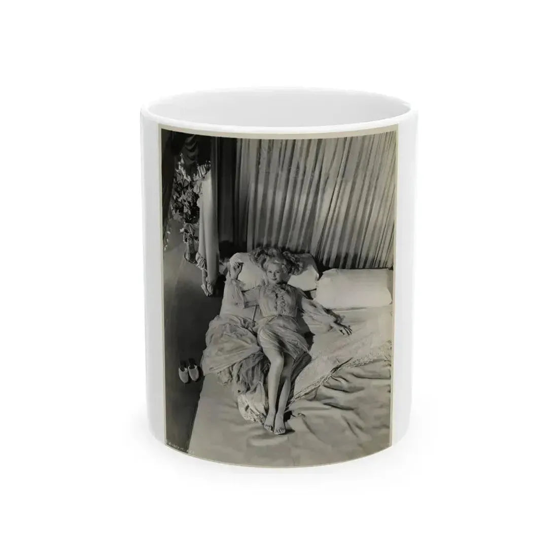 Adele Jergens #237 (Vintage Female Icon) White Coffee Mug 11oz - Go Mug Yourself