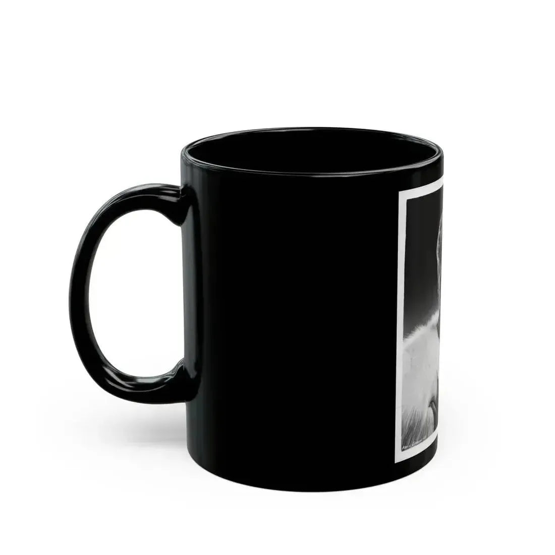 Adele Jergens #24 (Vintage Female Icon) Black Coffee Mug - Go Mug Yourself
