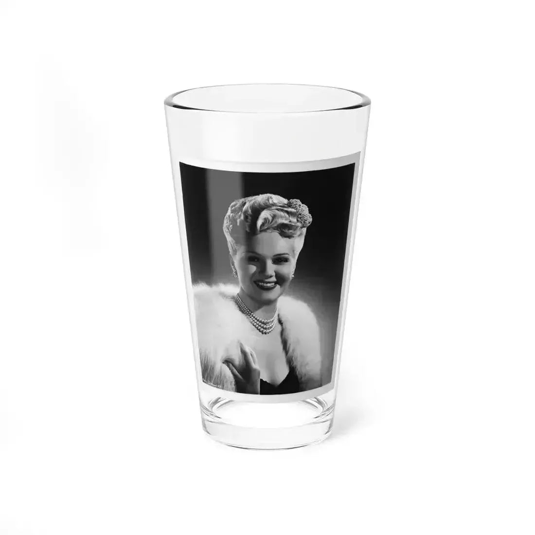 Adele Jergens #24 (Vintage Female Icon) Pint Glass 16oz 16oz - Go Mug Yourself