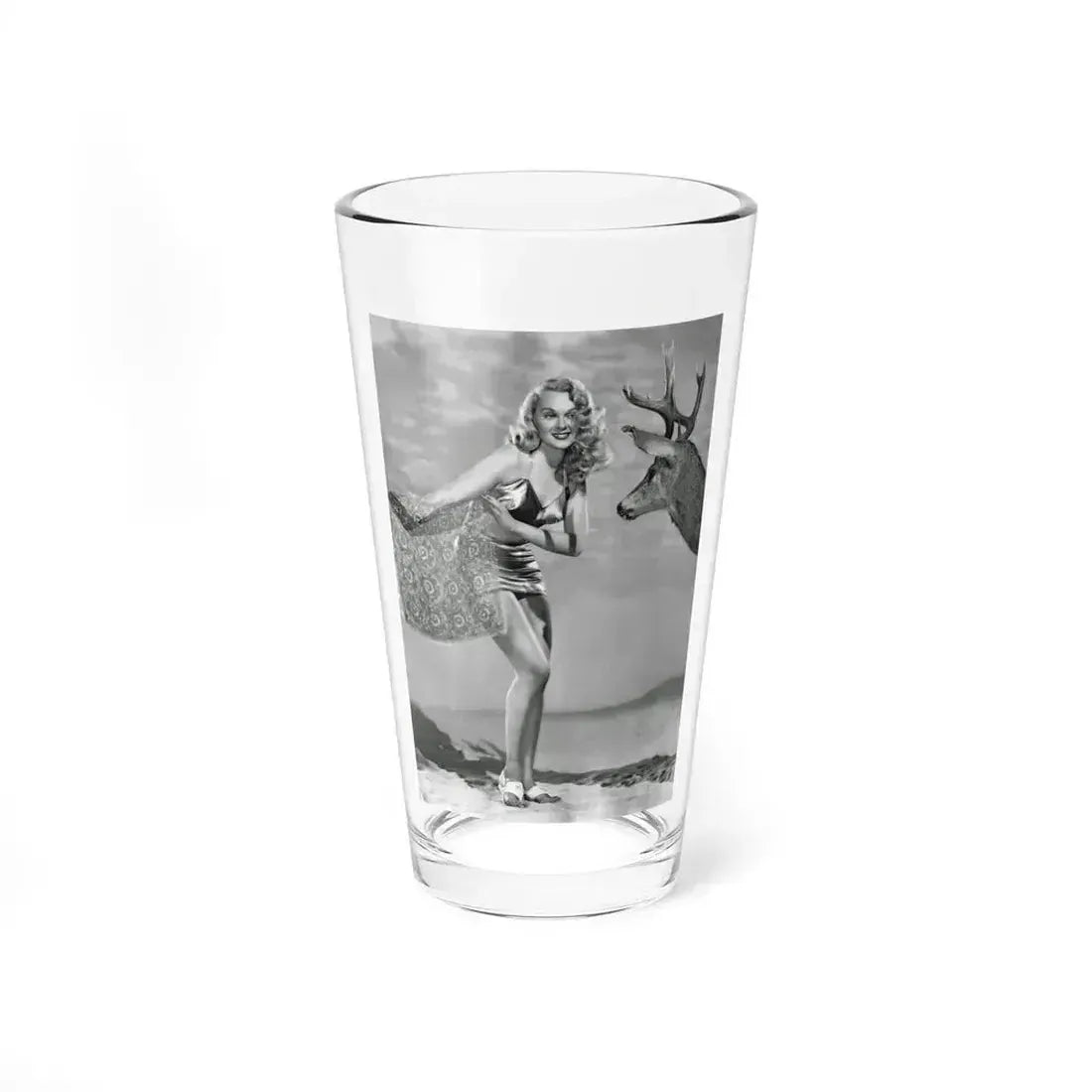 Adele Jergens #241 (Vintage Female Icon) Pint Glass 16oz 16oz - Go Mug Yourself
