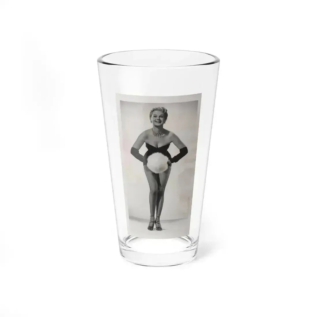 Adele Jergens #244 - 5x9 Vintage B&W Full Body Glamour Promo Photo for ''Armored Car Robbery'' 10-15-50 (Vintage Female Icon) Pint Glass 16oz 16oz - Go Mug Yourself