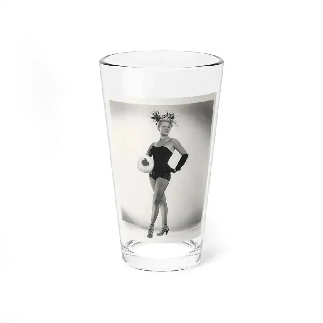 Adele Jergens #245 - 8x10 Vintage B&W Glamour Promo Photo for ''Armored Car Robbery'' '50 Film 1 (Vintage Female Icon) Pint Glass 16oz 16oz - Go Mug Yourself