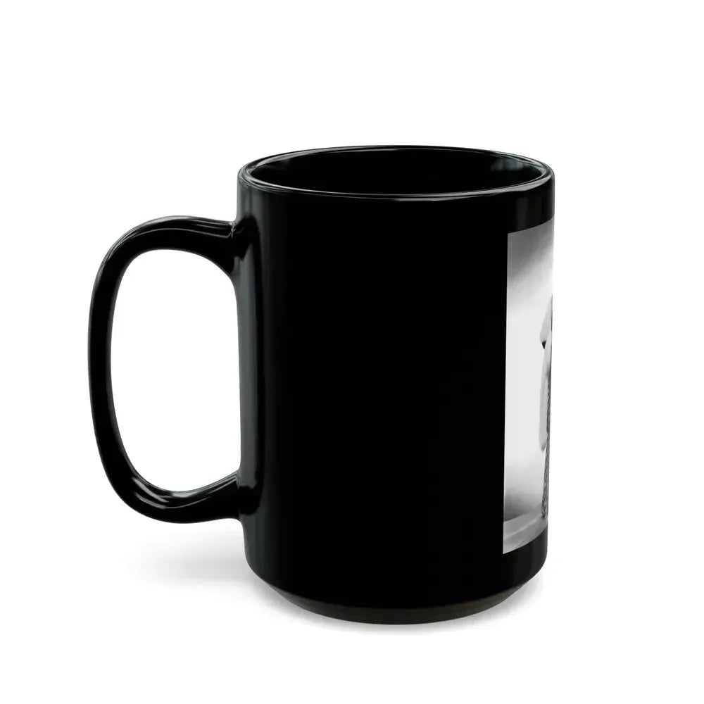 Adele Jergens #246 - Vintage B&W Glamour Promo Photo for ''Armored Car Robbery'' '50 (Vintage Female Icon) Black Coffee Mug - Go Mug Yourself