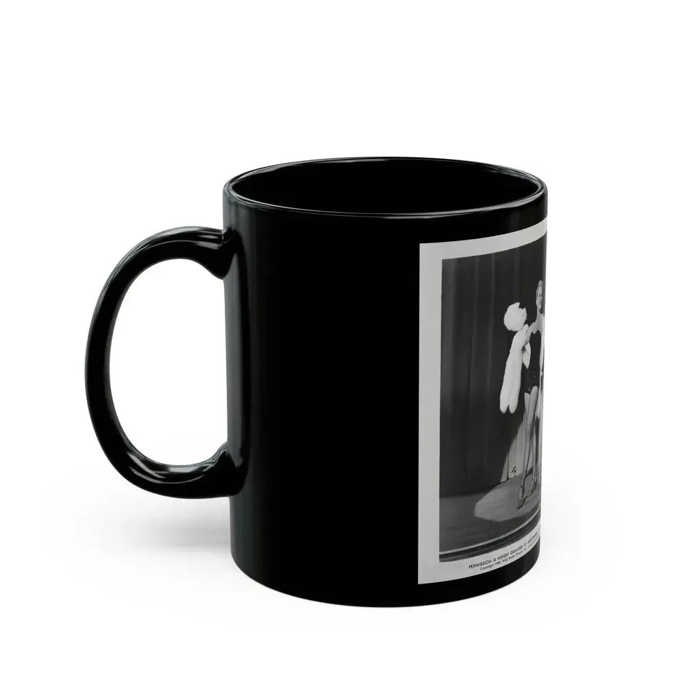 Adele Jergens #249 - Vintage B&W Glamour Promo Photo Photo for ''Armored Car Robbery'' '50 Film (Vintage Female Icon) Black Coffee Mug - Go Mug Yourself