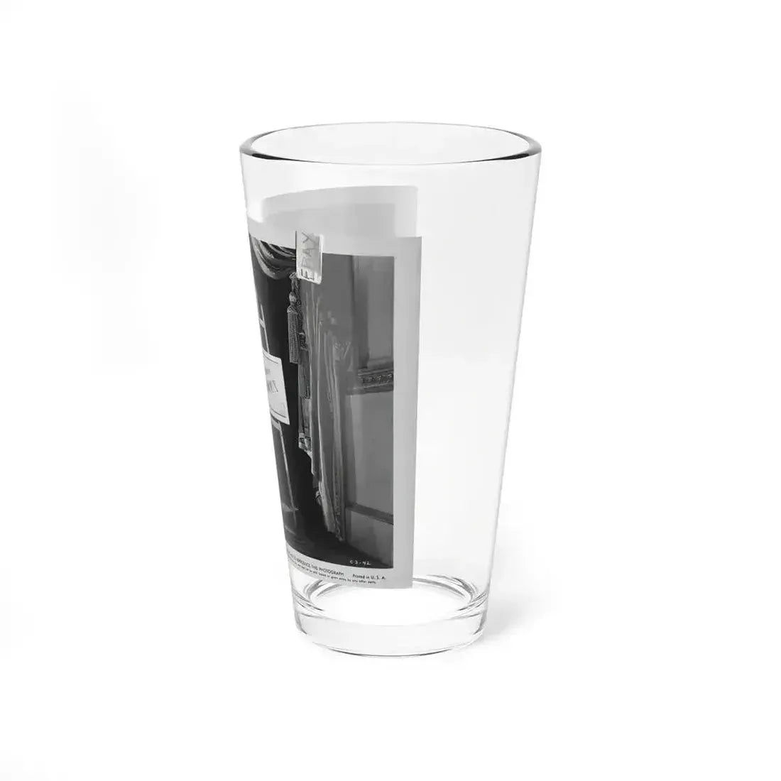 Adele Jergens #249 - Vintage B&W Glamour Promo Photo Photo for ''Armored Car Robbery'' '50 Film (Vintage Female Icon) Pint Glass 16oz - Go Mug Yourself
