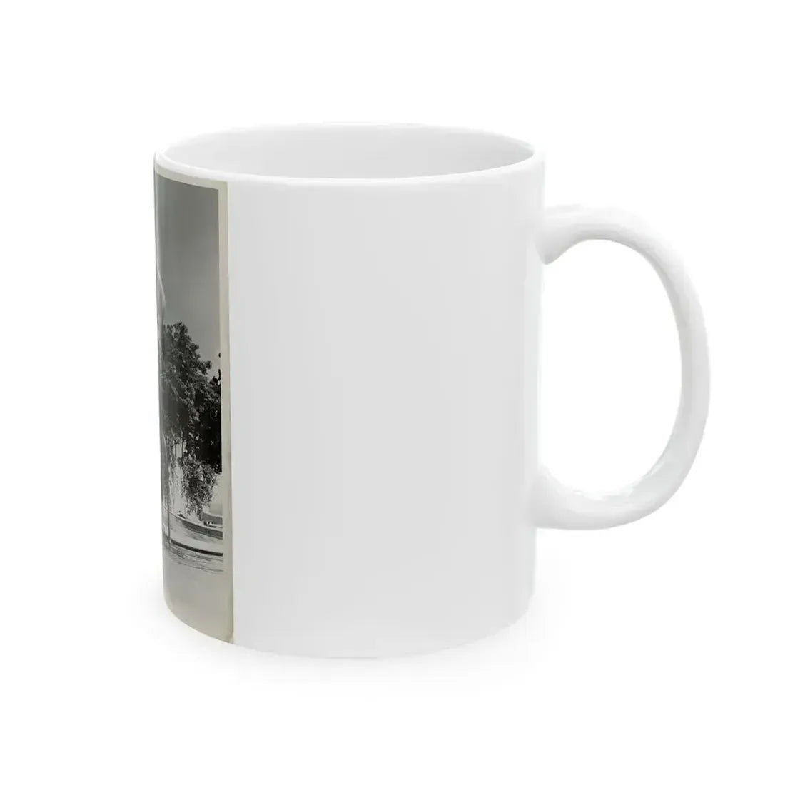 Adele Jergens #251 - B&W Full Body Cheesecake Photo (Vintage Female Icon) White Coffee Mug - Go Mug Yourself