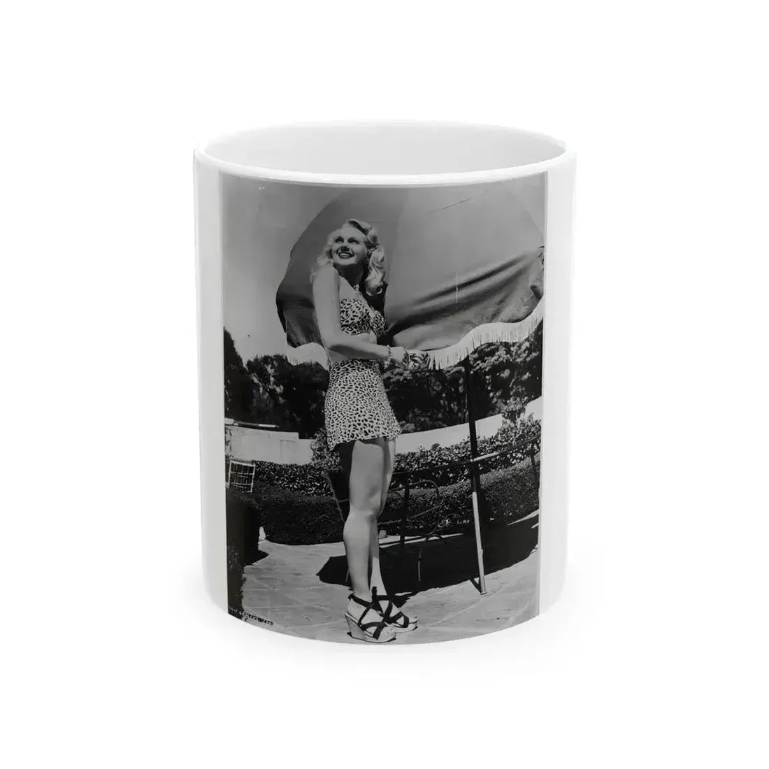 Adele Jergens #252 (Vintage Female Icon) White Coffee Mug 11oz - Go Mug Yourself
