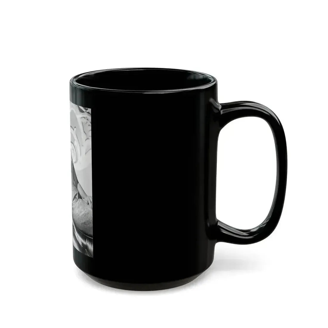 Adele Jergens #253 (Vintage Female Icon) Black Coffee Mug - Go Mug Yourself
