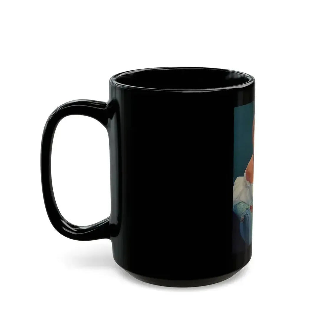 Adele Jergens #254 (Vintage Female Icon) Black Coffee Mug - Go Mug Yourself