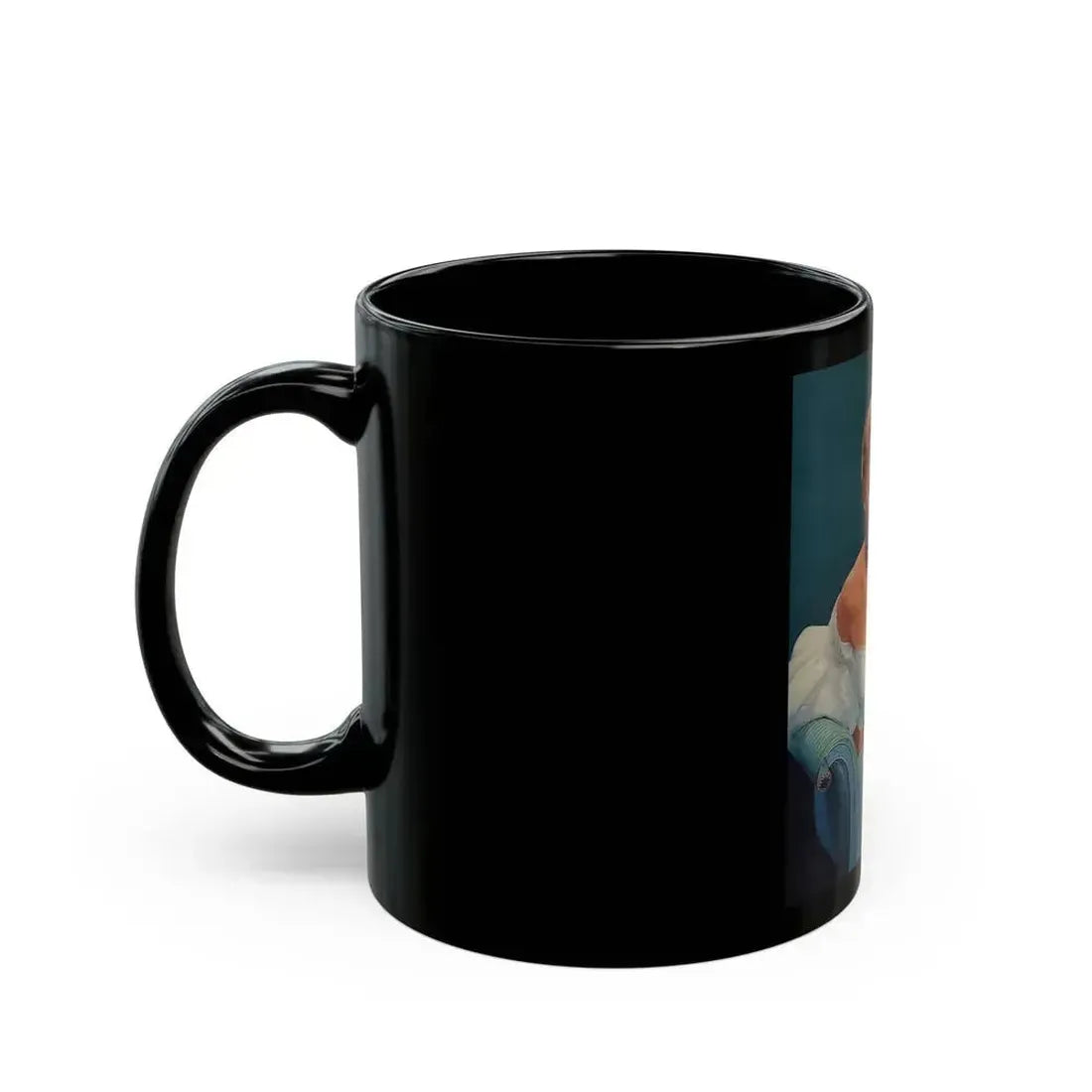 Adele Jergens #254 (Vintage Female Icon) Black Coffee Mug - Go Mug Yourself