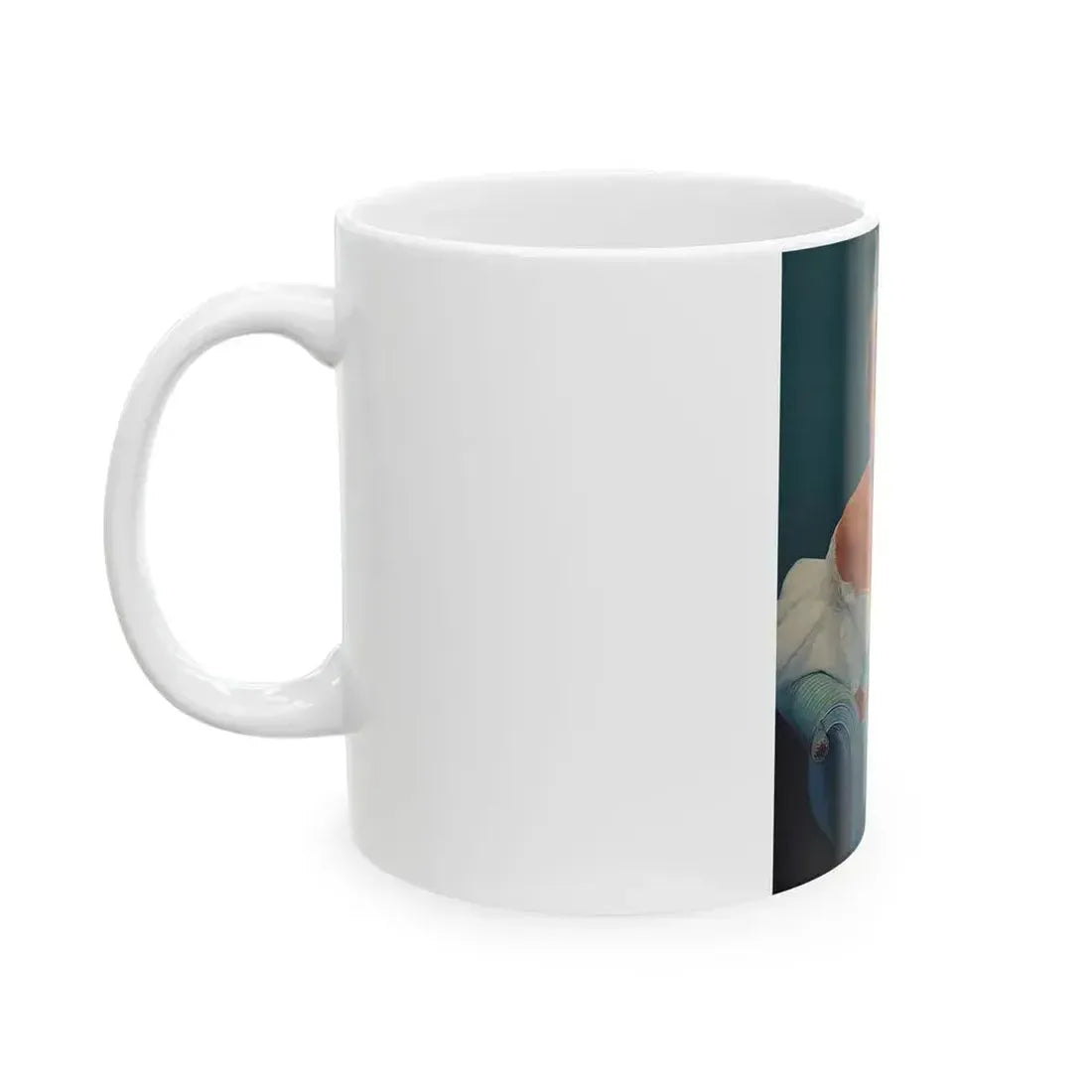 Adele Jergens #254 (Vintage Female Icon) White Coffee Mug - Go Mug Yourself