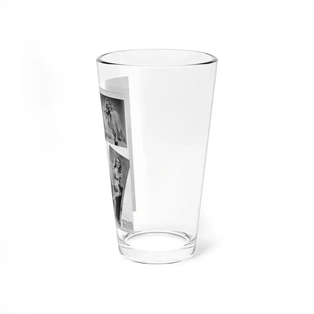 Adele Jergens #258 - 1 Page, 3 B&W Photos including Glamour & Pin-Up Photos also 2 Captions Circa 1947 Mag. Page (Vintage Female Icon) Pint Glass 16oz - Go Mug Yourself