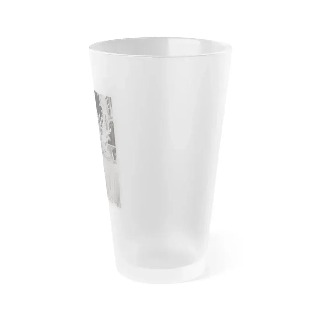 Adele Jergens #259 - 8x10 Vintage B&W Glamour Promo Photo for ''A Thousand And One Nights'' '45 Film (Vintage Female Icon) Frosted Pint Glass 16oz - Go Mug Yourself