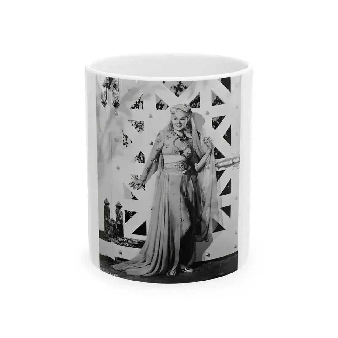 Adele Jergens #263 (Vintage Female Icon) White Coffee Mug 11oz - Go Mug Yourself