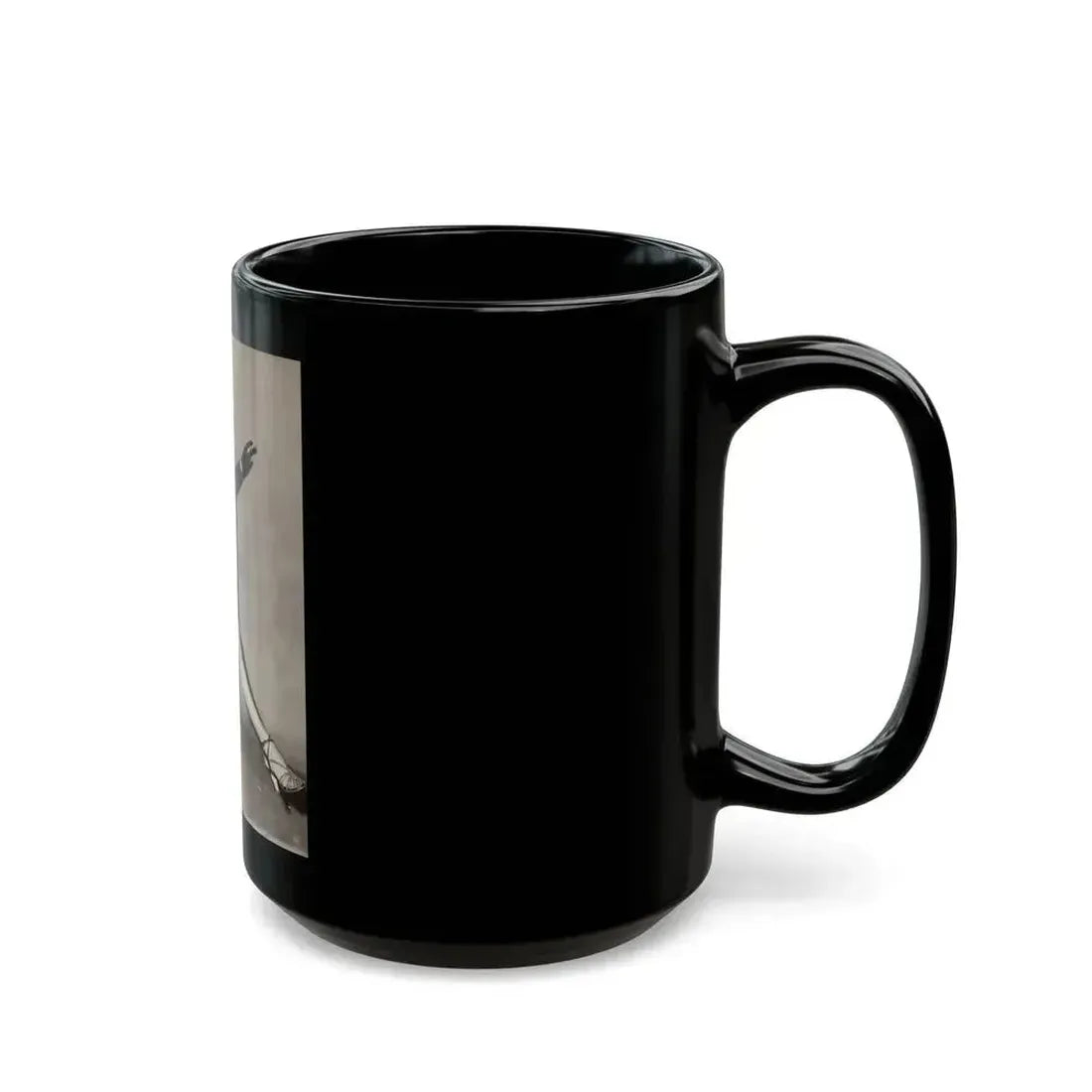 Adele Jergens #267 (Vintage Female Icon) Black Coffee Mug - Go Mug Yourself