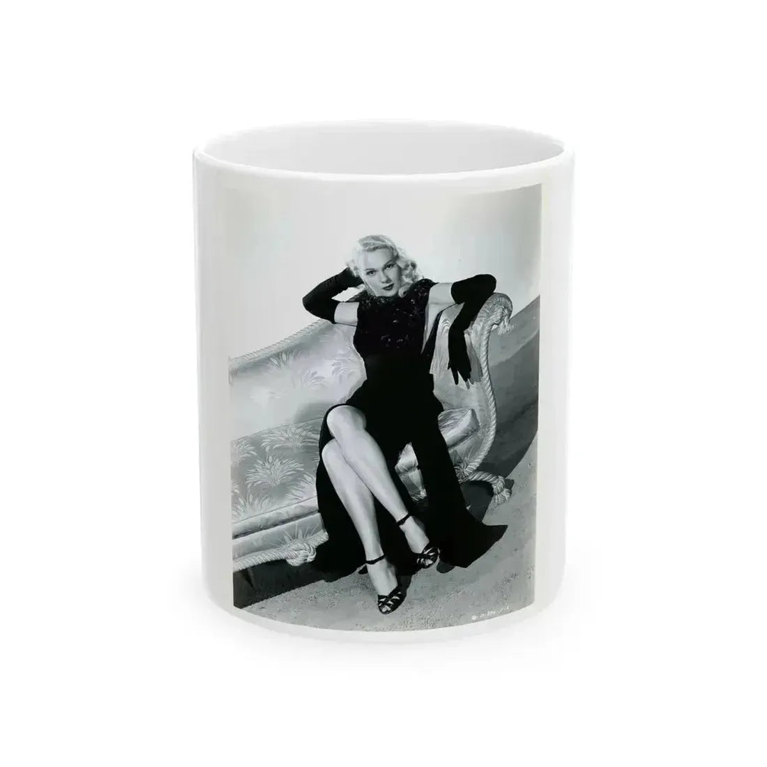 Adele Jergens #268 (Vintage Female Icon) White Coffee Mug 11oz - Go Mug Yourself