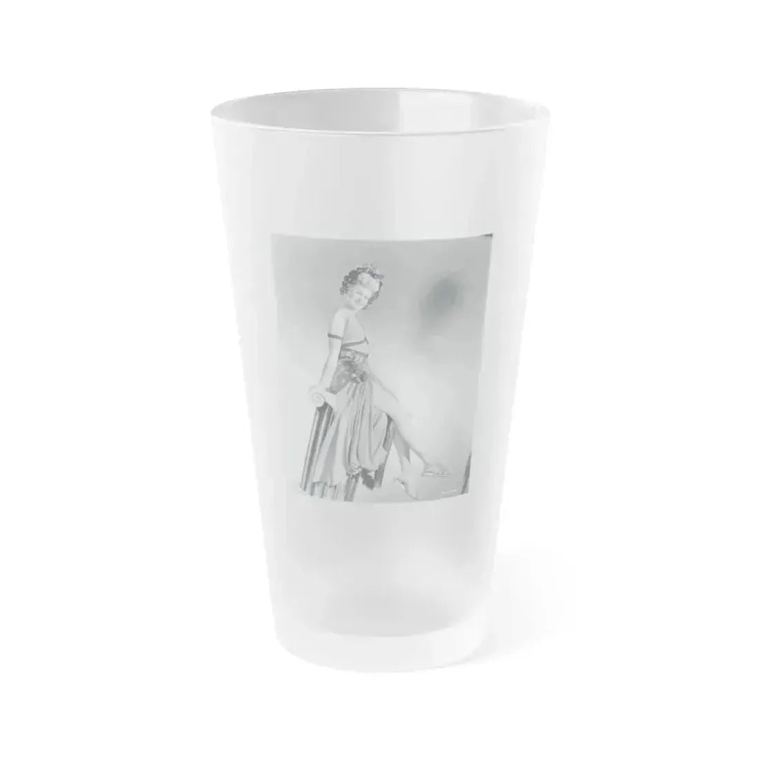 Adele Jergens #269 (Vintage Female Icon) Frosted Pint Glass 16oz 16oz Frosted - Go Mug Yourself