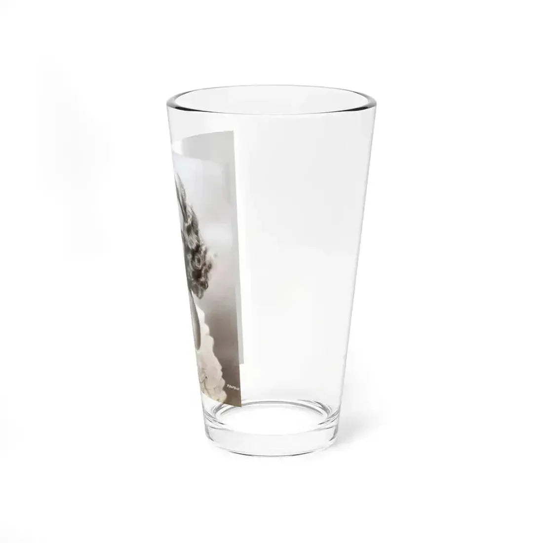 Adele Jergens #270 - 7x9 Vintage B&W Upper Body Glamour Photo from 4-2-52 (Vintage Female Icon) Pint Glass 16oz - Go Mug Yourself