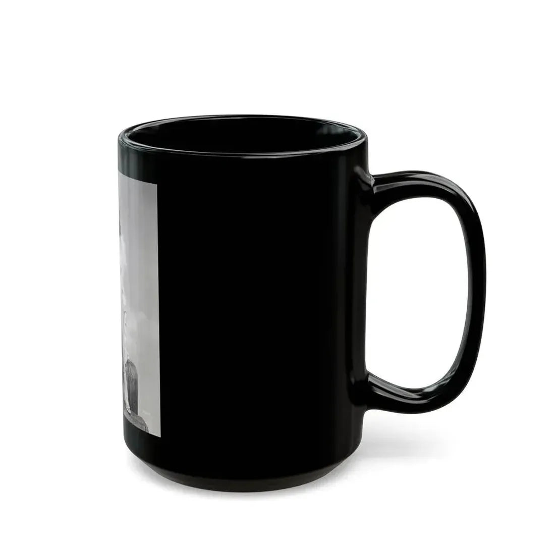 Adele Jergens #271 - 7x9 Vintage B&W Full Body Sandal Heel Clads, Feet & Leggy Photo from 4-2-52 (Vintage Female Icon) Black Coffee Mug - Go Mug Yourself
