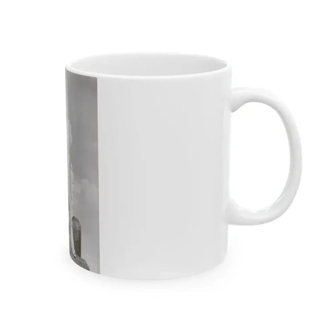 Adele Jergens #272 - 7x9 Vintage B&W Full Body Sandal Heel Clads, Feet & Leggy Photo from 4-24-52_1 (Vintage Female Icon) White Coffee Mug - Go Mug Yourself