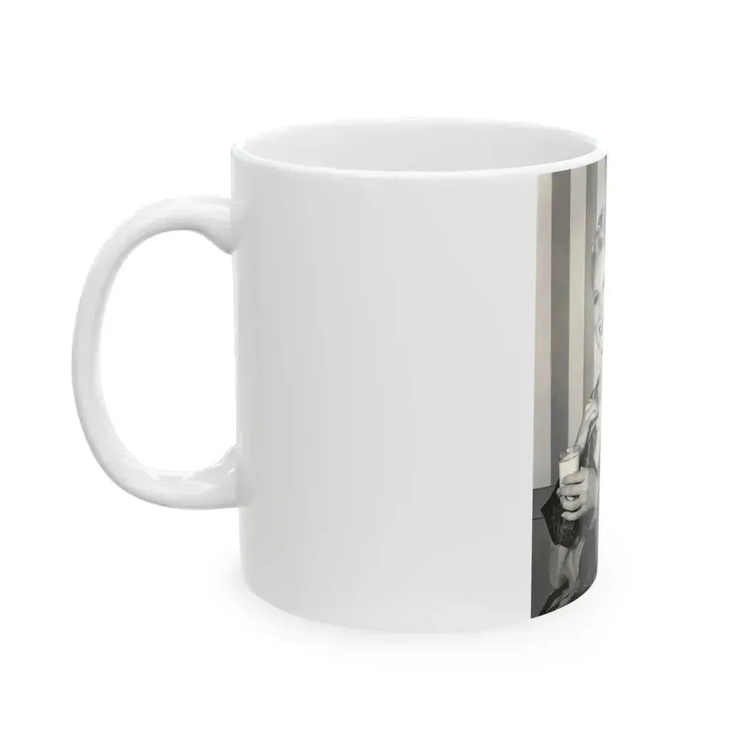 Adele Jergens #274 (Vintage Female Icon) White Coffee Mug - Go Mug Yourself