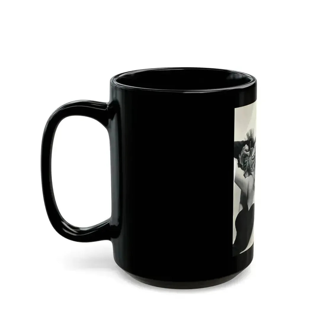 Adele Jergens #276 (Vintage Female Icon) Black Coffee Mug - Go Mug Yourself