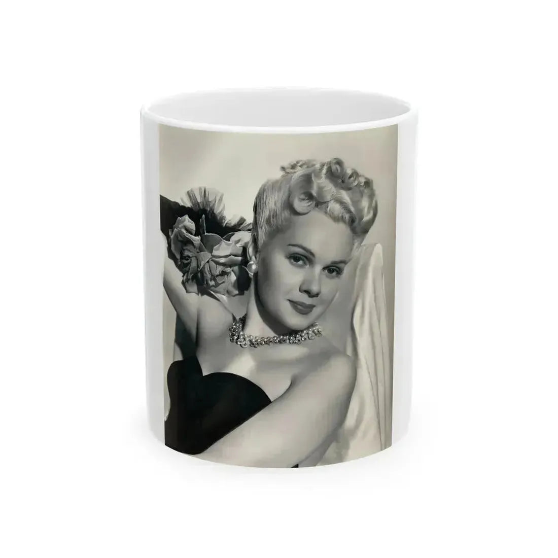 Adele Jergens #276 (Vintage Female Icon) White Coffee Mug 11oz - Go Mug Yourself
